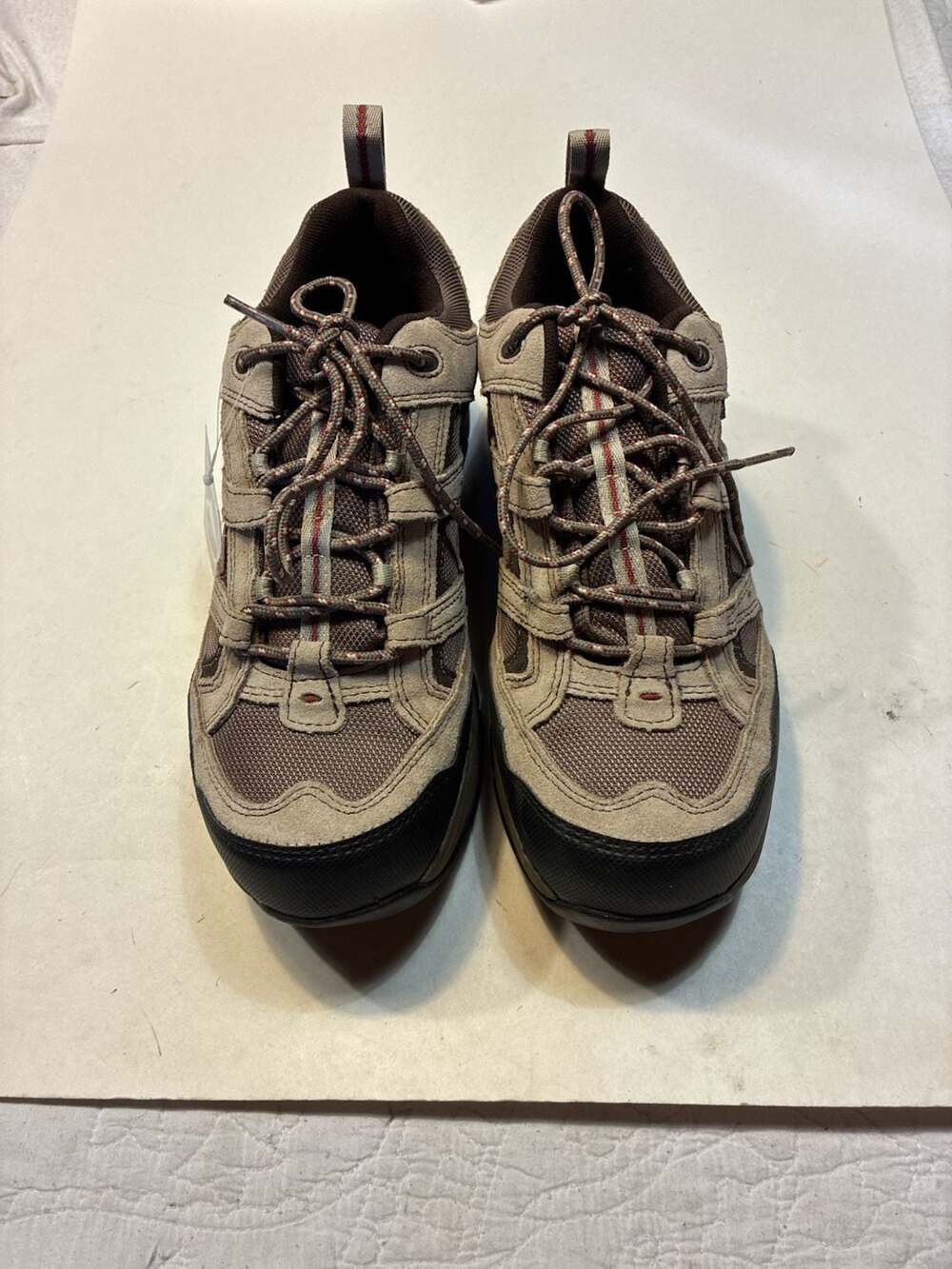 New L.L.Bean Hiking Shoes Brown Tan Waterproof Lace Up
